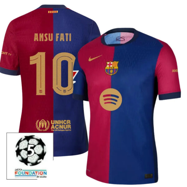 #10 ANSU FATI Camiseta Hombre Primera Equipación 24/25 FC Barcelona - Image 2