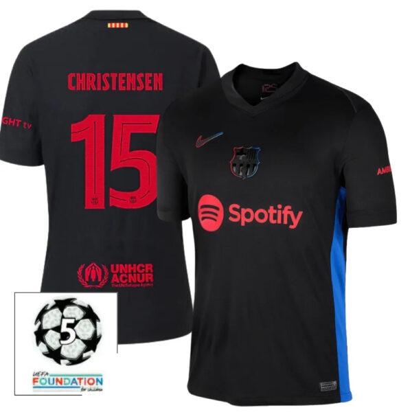 #15 CHRISTENSEN Camiseta Hombre Segunda Equipación 24/25 FC Barcelona - Image 2