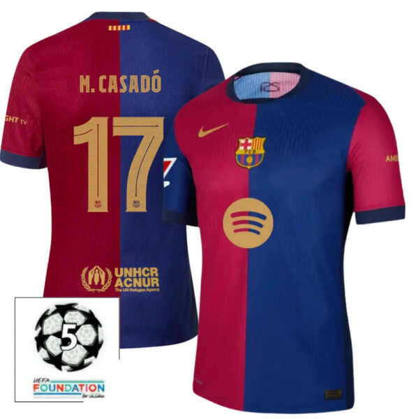 #17 M. CASADÓ Camiseta Hombre Primera Equipación 24/25 FC Barcelona - Image 2