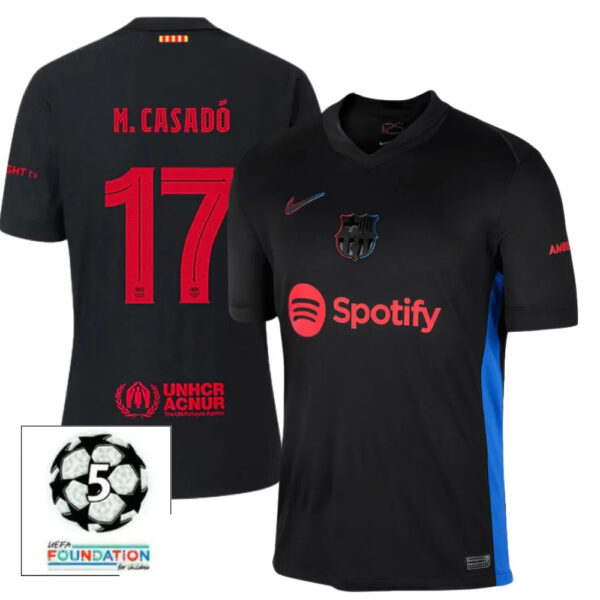 #17 M. CASADÓ Camiseta Hombre Segunda Equipación 24/25 FC Barcelona - Image 2