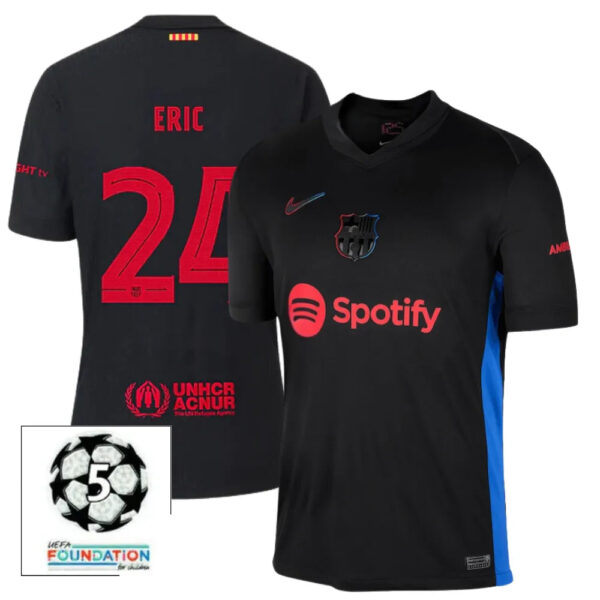 #24 ERIC Camiseta Hombre Segunda Equipación 24/25 FC Barcelona - Image 2