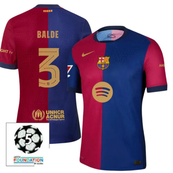 #3 BALDE Camiseta Hombre Primera Equipación 24/25 FC Barcelona - Image 2
