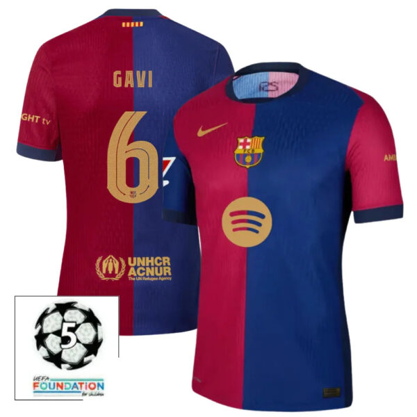 #6 GAVI Camiseta Hombre Primera Equipación 24/25 FC Barcelona - Image 2
