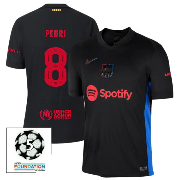#8 PEDRI Camiseta Hombre Segunda Equipación 24/25 FC Barcelona - Image 2